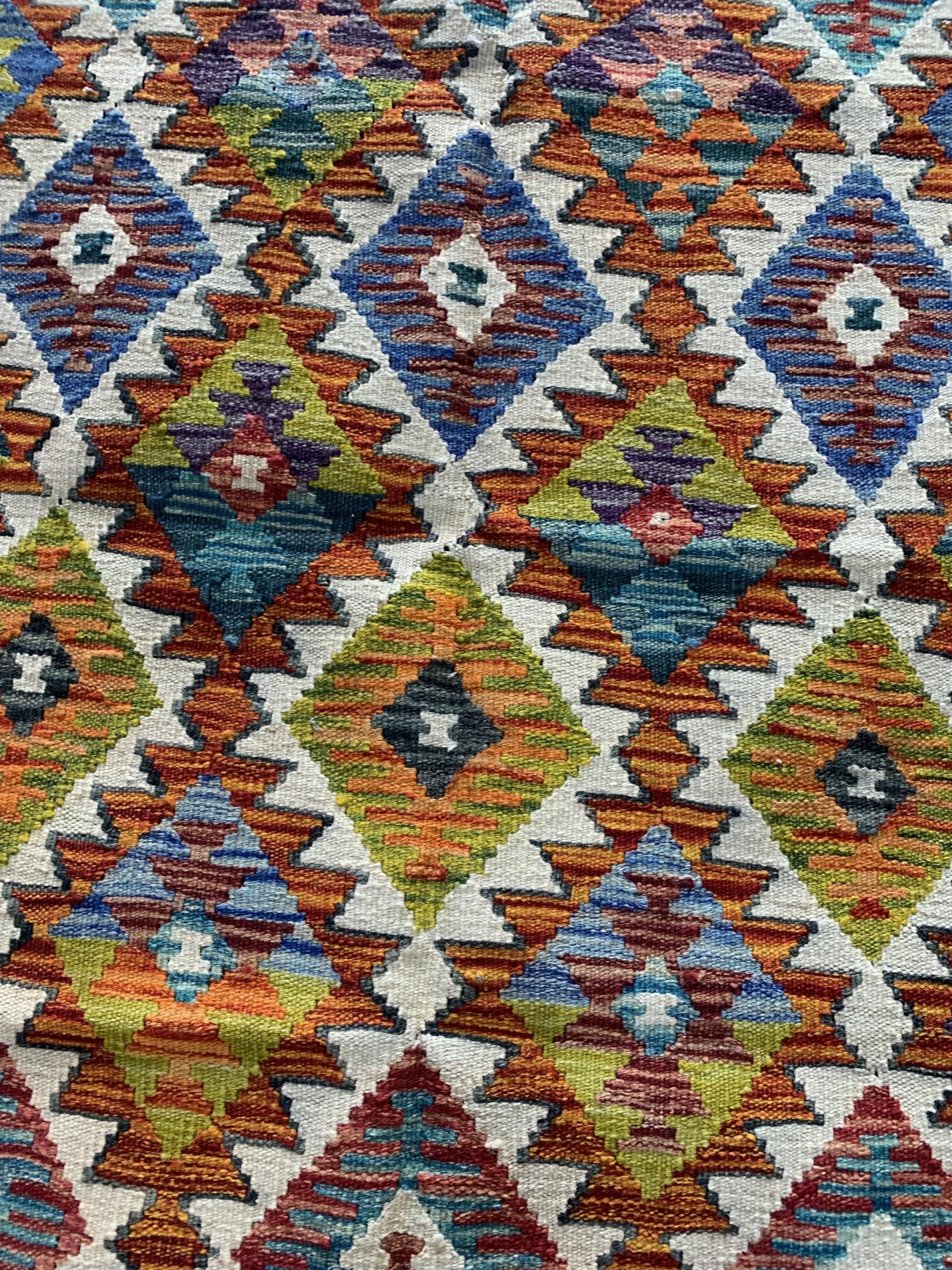 Chobi Kilim rug, 128 x 79cm - Image 3 of 4