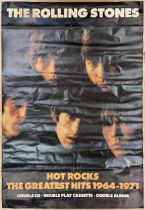Collection of six Rolling Stones posters of various sizes including 'You Can't Lick Em' tour, '
