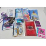 10 tour itineraries for:- Miley Cyrus, Wonderful World tour, 2009, with one laminate pass and two