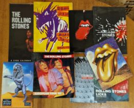 Very Large Collection Of The Rolling Stones Miscellaneous To Include Tour Programmes, Calendar &