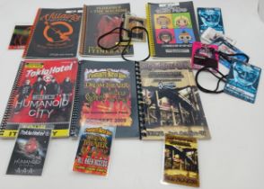 Tour itineraries for:- Dream Theater, Chaos in Motion World Tour, 2007/8, with laminated pass. :