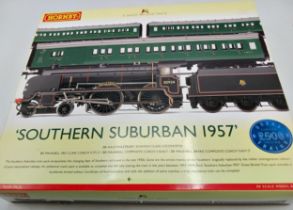 Boxed Hornby "Southern Suburban 1957" 00 Gauge train set. Includes COA.