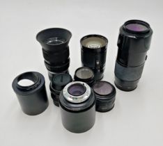 Quantity of camera lenses to include Minolta, Olympus & Tokina examples (7)