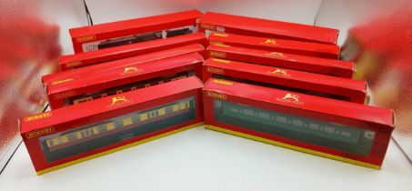 Collection Of Boxed Hornby 00 Gauge Trains. Total of ten in a good boxed condition. To include