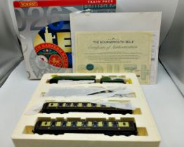 Boxed Hornby "The Bournemouth Belle" 00 Gauge train set. Great Northern Eastern Railway