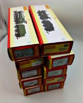 Collection of boxed Hornby 00 Gauge Trains. To include R2918, R3305, R2889, R2850, R2743, R3239,