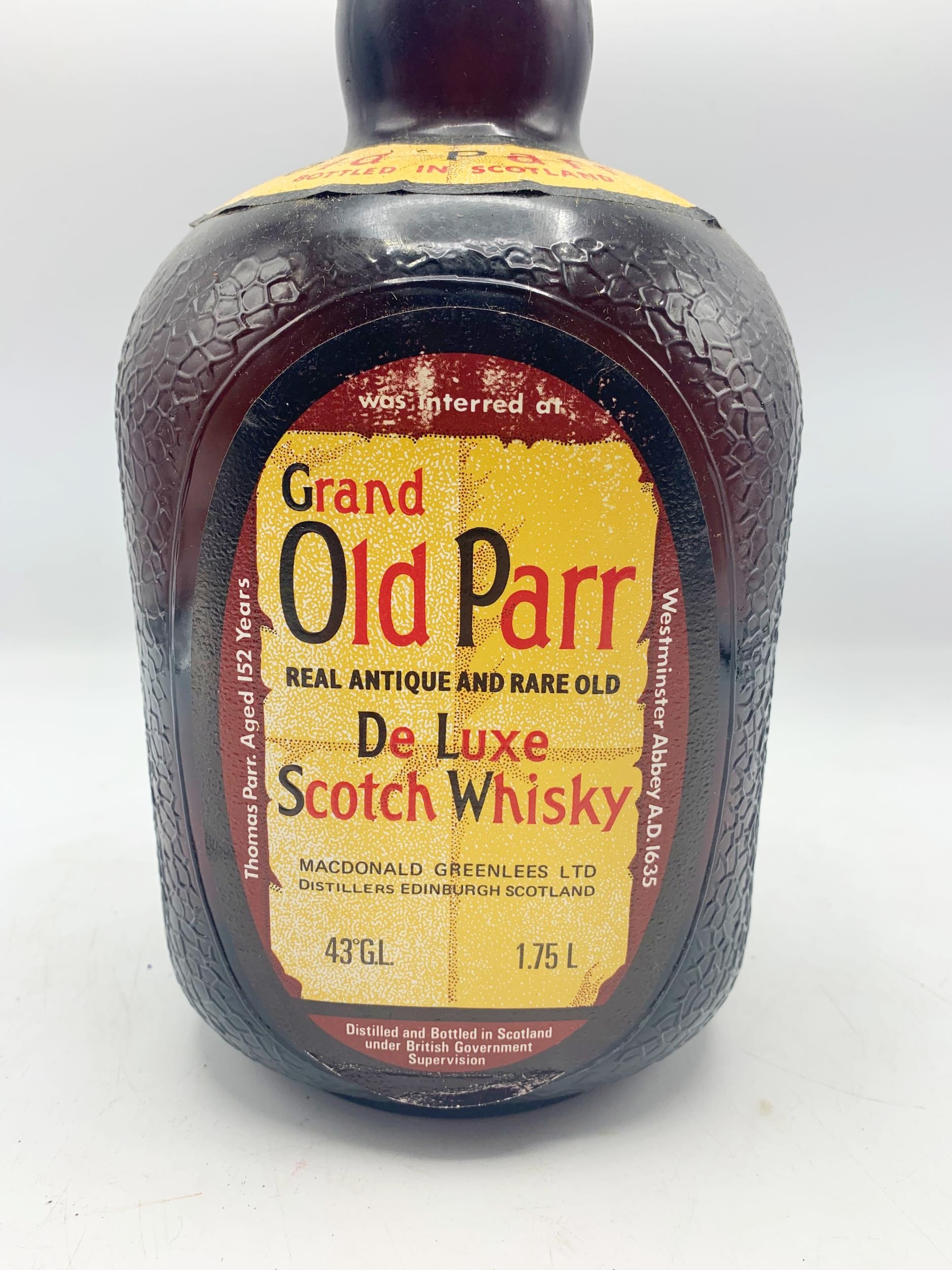 Boxed Grand Old Parr De Luxe Scotch Whisky. Unopened. - Image 3 of 4