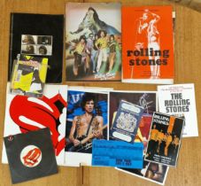 Very Large Collection Of The Rolling Stones Fan memorabilia To Include a Rolling Stones Fan Club
