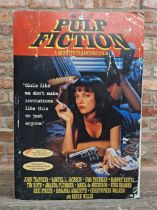 Pulp Fiction - 1995, a rare oversized giant film advertising cardboard display model of the VHS