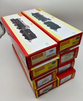 Collection of boxed Hornby 00 Gauge model trains. To include R3424, R3328, R3013, R2403, R3114,
