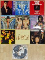 Vinyl - Collection of ten records to include, Genesis, Walker Brothers, Roxy music, Top of the Pops,