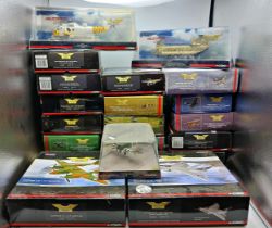 Collection Of Corgi "The Aviation Archive" model planes. 1:72 Scale. Twenty one examples each in a