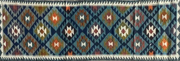 Maimana Kilim runner, 287 x 77cm