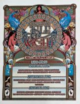 Framed Isle Of Wight Festival 2011 Promotional Acts Poster. 73cm x 53cm.