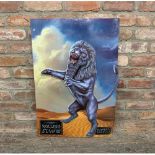 Large The Rolling Stones Bridges To Babylon Card Tour Promotional Poster. 86cm x 58cm.