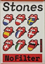 3 Rolling stones posters from the No Filter Tour. 1, 2017; 2, 2018. All in pristine condition,