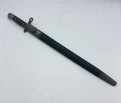 First World War Remington model 1913 bayonet, the fullered blade stamped '1913 Remington 5 16' to