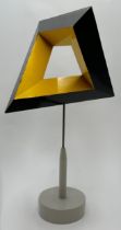 Mounted Modernist Styled Abstract Impossible Triangle Structure. H 50cm.