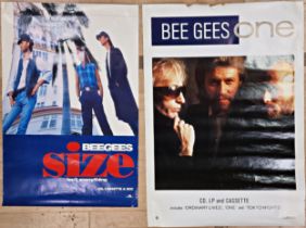 Four Bee Gees advertising posters of various sizes (4)