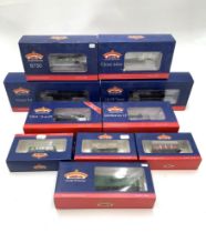 Collection Of ten boxed Bachmann 00 Gauge trains & carriages. In a good boxes condition. To