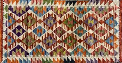 Chobi Kilim runner, 142 x 59cm