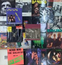 Collection Of 20 Vinyl record LP's to include The Damned, Killing Joke & The Cramps plus two