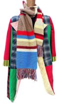 Dr Who - Replica jacket to the one worn by Colin Baker and replica long scarf to the one worn by Tom