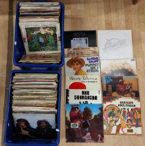 Vinyl - Large collection of records to include, Paul Simon, J J Cale, The Pentangle, Rusty Warren,