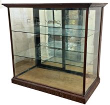 Advertising - antique Fry's Choice Chocolate confectionary cabinet, with original acid etched