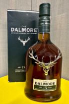 The Dalmore Highland Single Malth Scotch Whisky, Aged 15 years, 70cl, 40% vol, In original box