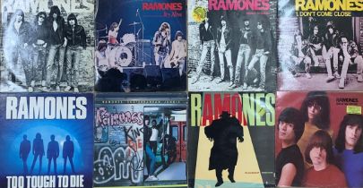 Collection Of Ramones Vinyl Record LP's (8)