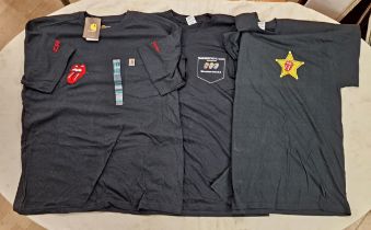 Three Rolling Stones Tour T Shirts To Include a rare Licks World Tour, 2002/3, Police Escort