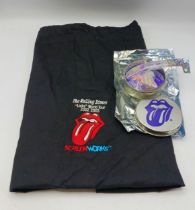 Rolling Stones, 2002/2003 Licks Tour. Laundry bag crew gift. Unused. size 60 x 90 cm approx. With
