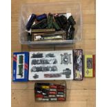 Large Collection Of 00 Gauge model trains & wagons. Includes boxed & unboxed examples.