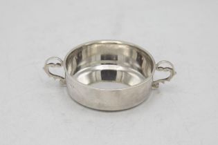 1920s silver twin handled butter dish or quaich, maker James Walter Tiptaft, Birmingham 1925, 12cm