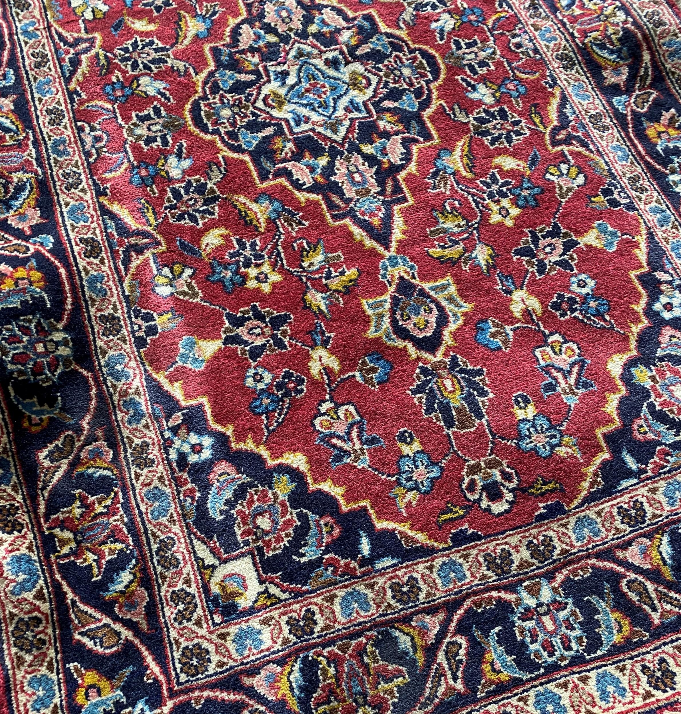 Central Persian Kashan runner, red ground, 290 x 90cm - Bild 2 aus 2