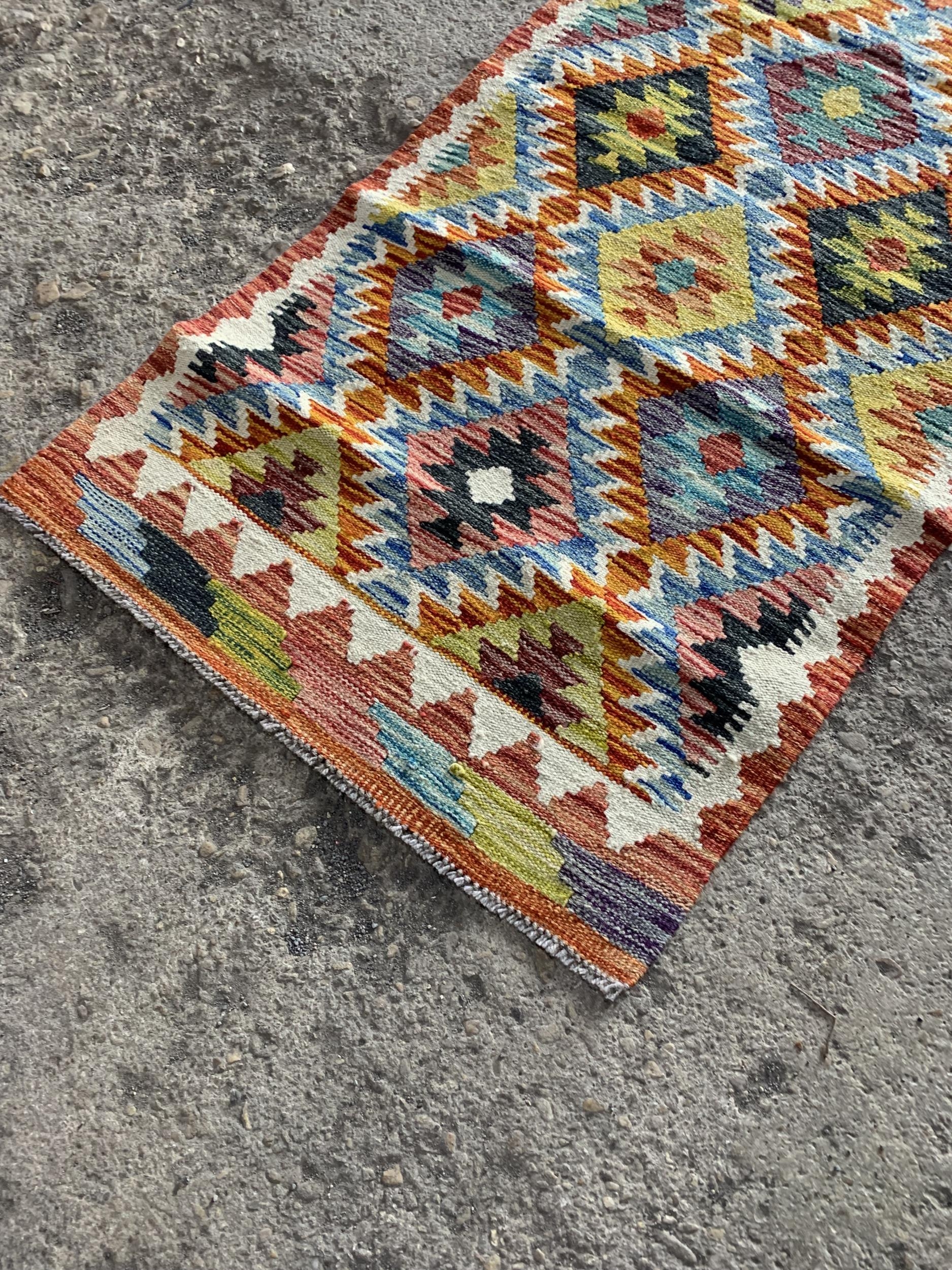 Chobi Kilim runner, 193 x 69cm - Bild 2 aus 4