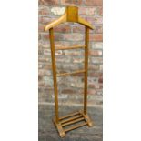 Vintage gentleman's valet stand, H 123cm