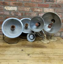 Quantity of vintage industrial heating lamps (5)