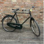 Mid Century Raleigh Superbe bicycle, retaining its original forest green colourway, to include