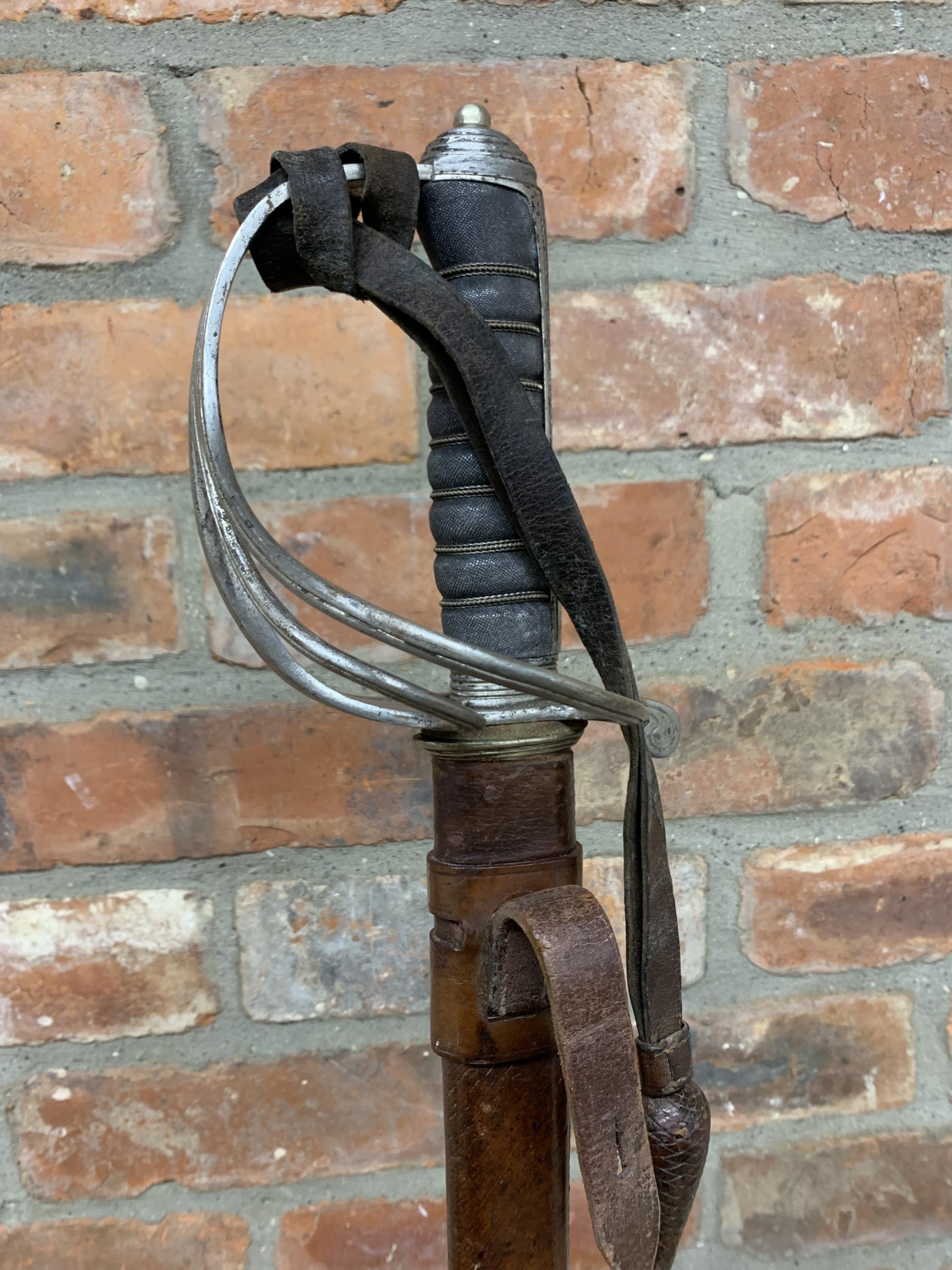 Royal Artillery officers dress sword by Wilkinson Sword, serial no. 64847, the fullered blade with - Image 3 of 3