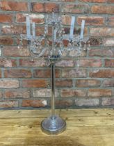 India Jane of London Venetian style electric five branch candelabra, H 71cm x Dia 44cm