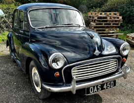 'Mabel' The Morris Minor 1000 Saloon, OAS 450, 948cc petrol, lots of receipts and service history,