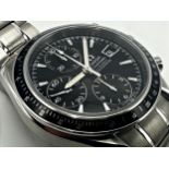 Omega Speedmaster Automatic Chronometer stainless steel gents watch, 40mm case, black dial with