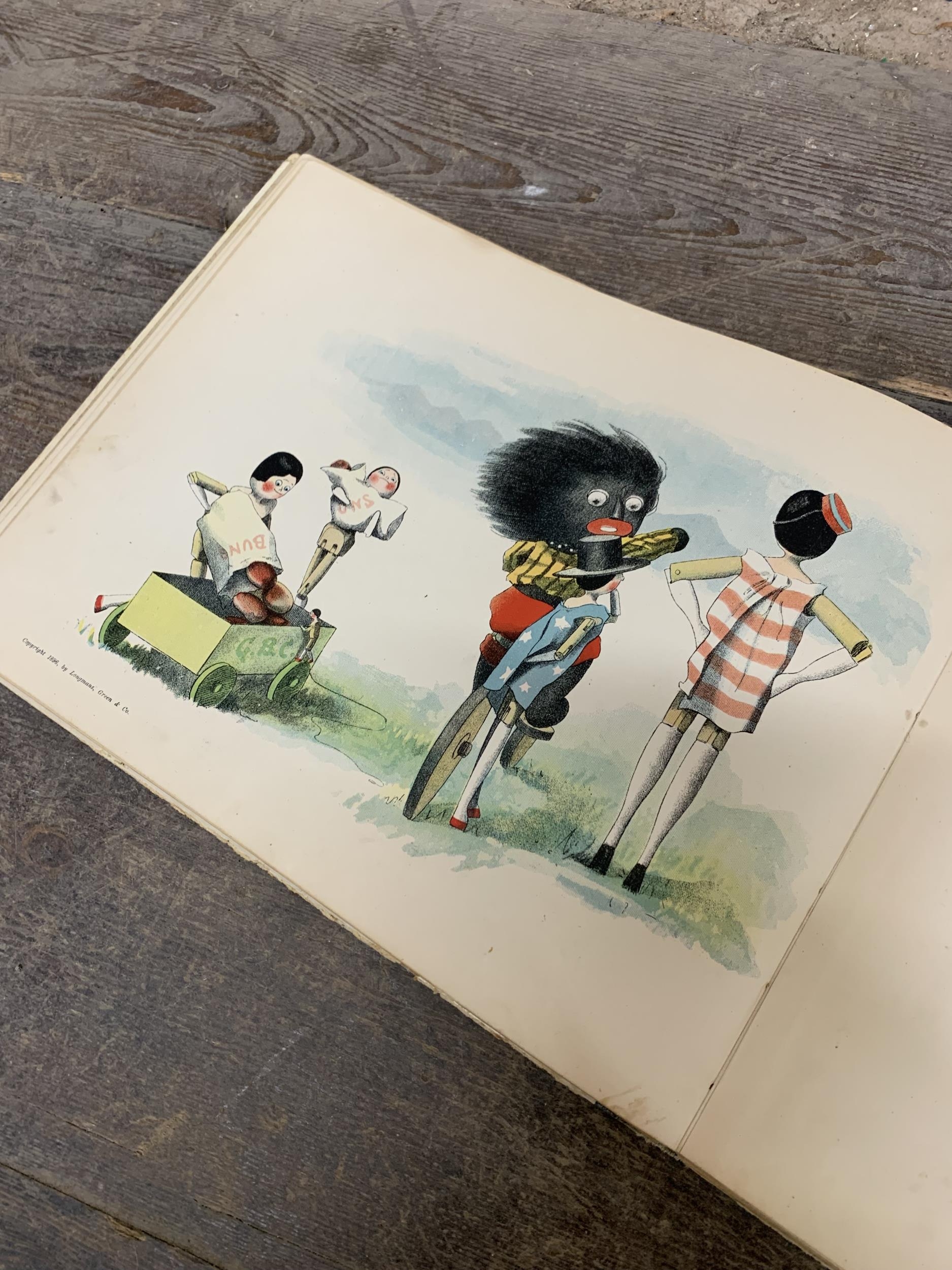 Late 19th century 'The Golliwogs' bicycle club book, by Florence K. Upton, first edition - Image 4 of 5