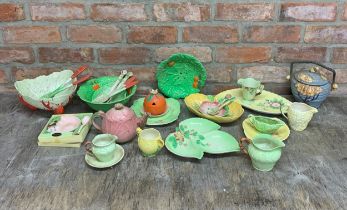 Assortment of Beswick & Carlton Ware ceramics to include floral and tomato plant examples (30)