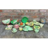 Assortment of Beswick & Carlton Ware ceramics to include floral and tomato plant examples (30)