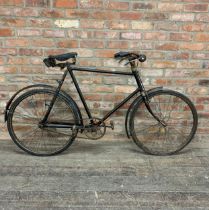 1920's Coventry Eagle Roadster bicycle, retaining what appears to be its original black and yellow