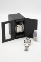 Guess and Armani stainless steel gents watches (2)