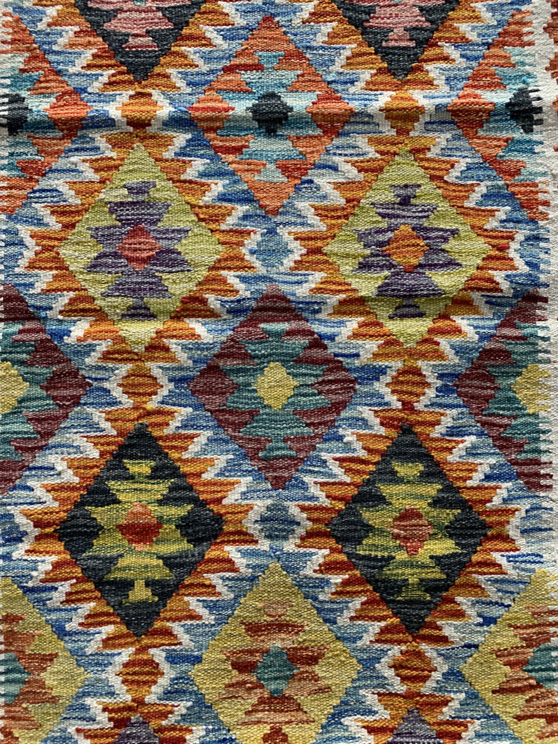 Chobi Kilim runner, 193 x 69cm - Bild 3 aus 4